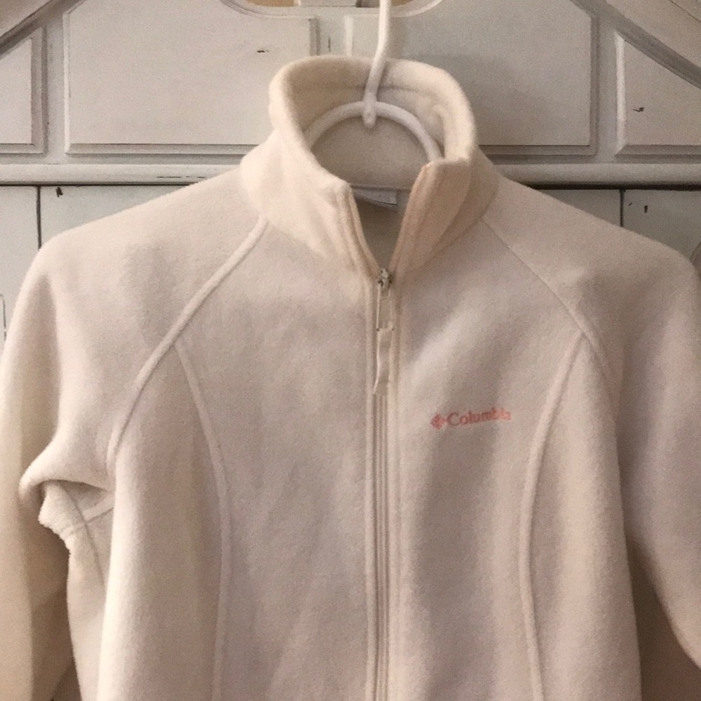 Columbia. White. Small.